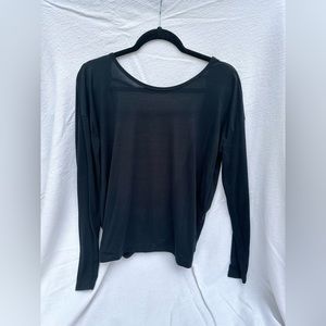 Forever 21 Open Back Long Sleeve Shirt